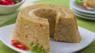 Cuscuz de frango em panela de pressão