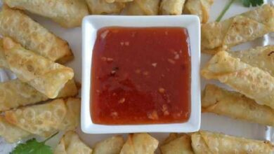 Rolinhos com Massa de Pastel