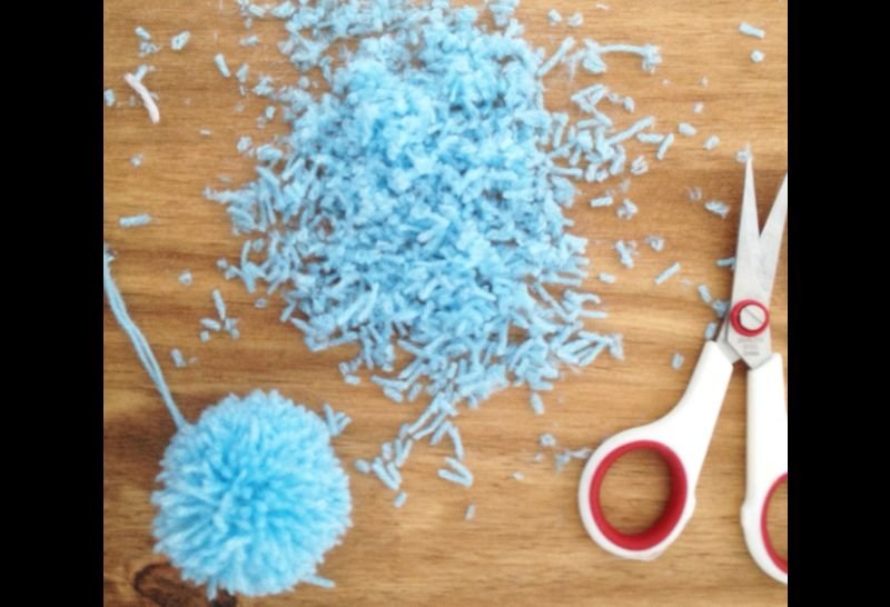 Dicas de Chaveiro de Pompom de Lã