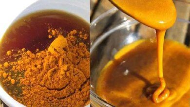 Anti-inflamatório caseiro de açafrão com mel