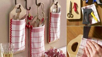 Artesanato com utensílios de cozinha