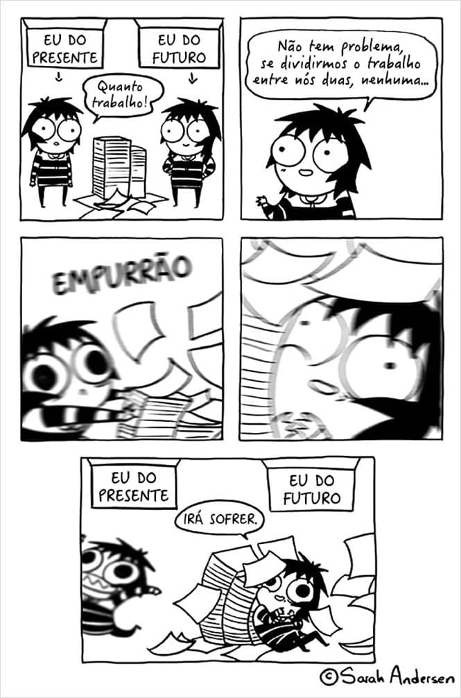 Quadrinhos que retratam fielmente a vida adulta