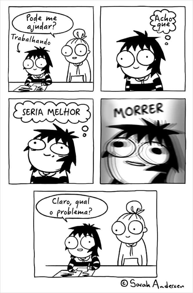 Quadrinhos que retratam fielmente a vida adulta