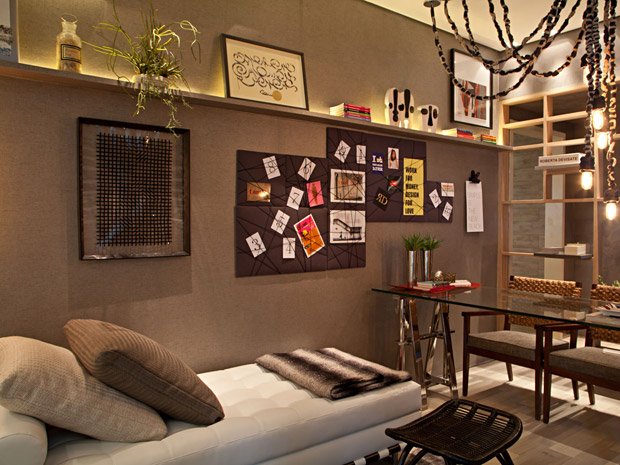 Decoração da casa com mural