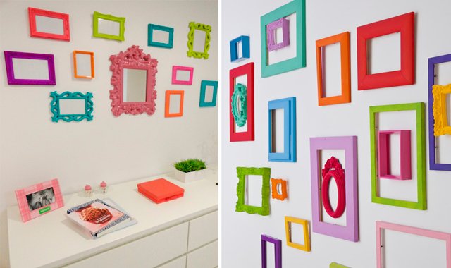 Decoração com moldura