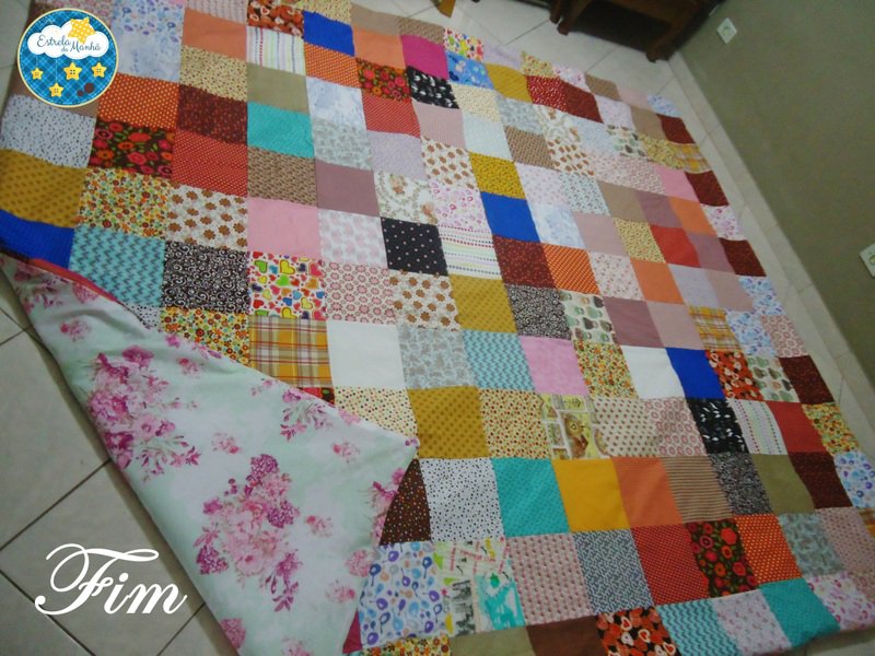 colcha de retalhos finalizada