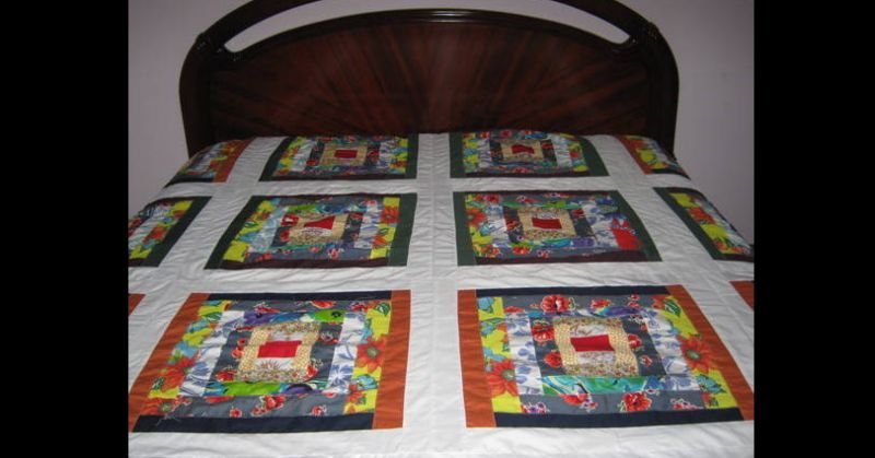 colcha com retalhos de casal