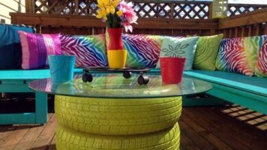 Transforme objetos antigos em móveis