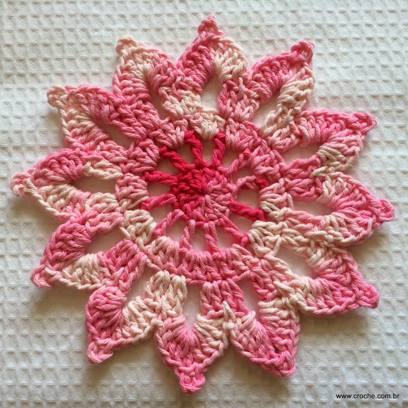 flor de croche simples
