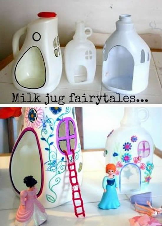 Brinquedos feitos com Garrafa de Amaciante