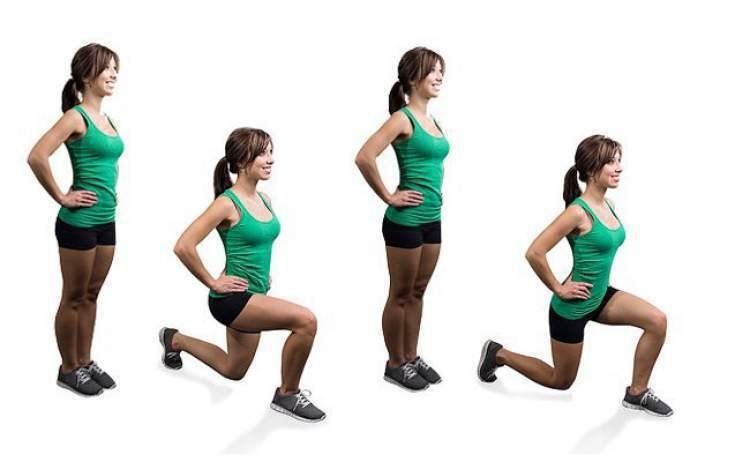 Agachamento com avanço é um dos melhores exercícios para levantar o bumbum