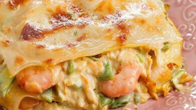 Receita de Lasanha de Camarão