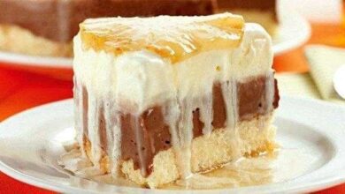 Receita de torta de abacaxi com chocolate