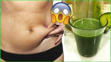 Bebida para secar a gordura abdominal em 2 semanas! Diz adeus aos “pneus” q