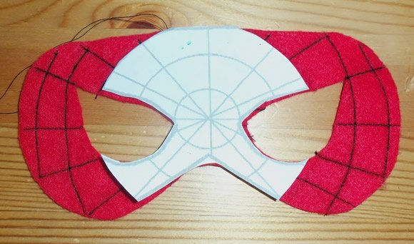 Máscara de Homem Aranha Passo a Passo