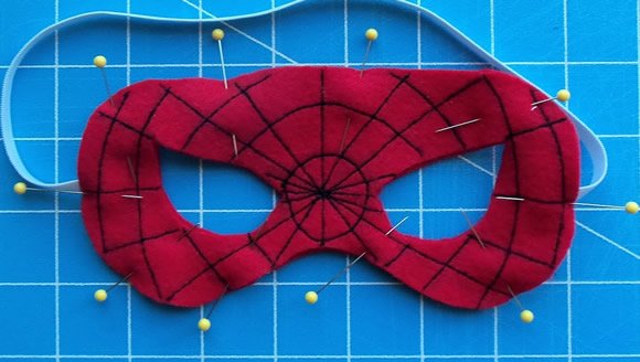 Máscara de Homem Aranha Passo a Passo