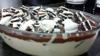 pavê de bolacha oreo