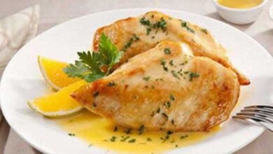 Receita simples de frango com molho de laranja