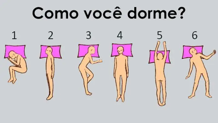 A posição que você dorme, diz muito a seu respeito!