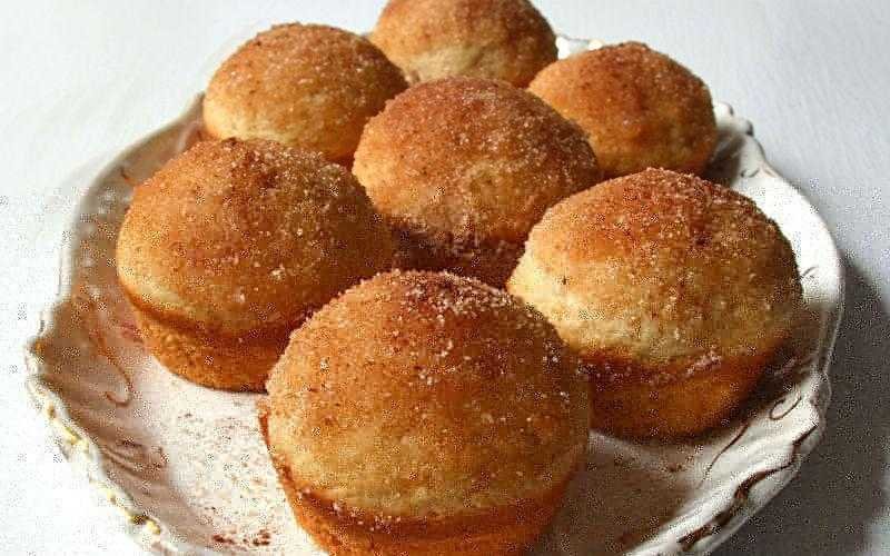 Bolinho de chuva assado ea