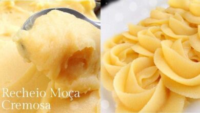 Bolo com Recheio Tipo Moça Cremosa