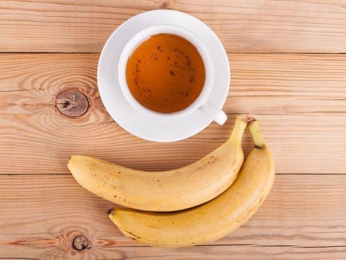 Chá de cascas de banana para eliminar a insônia