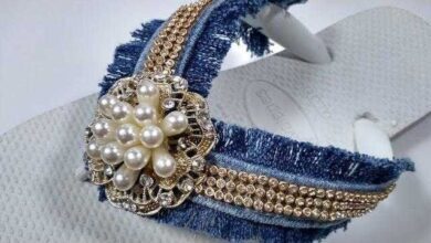 Como Fazer Chinelo Decorado com Tecido