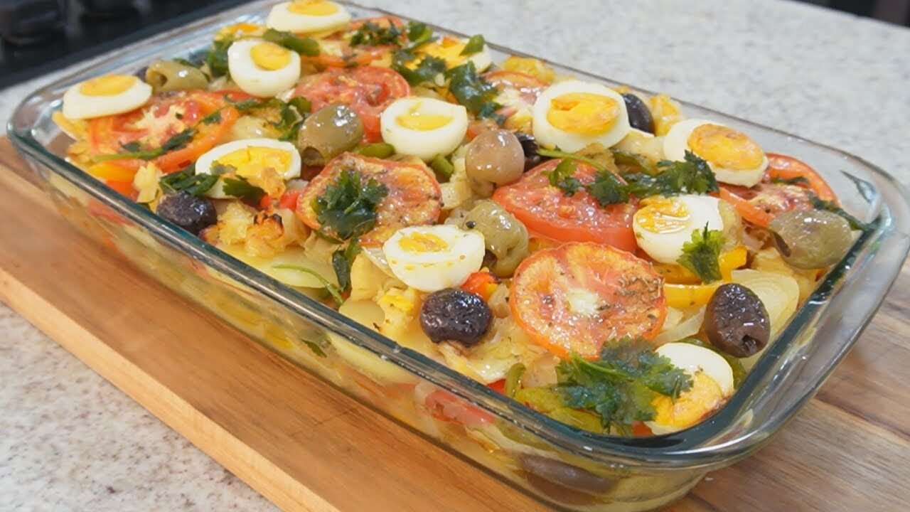 como fazer a bacalhoada do chef