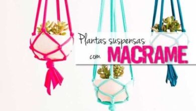 Como Fazer um Suporte para Plantas em Macramê