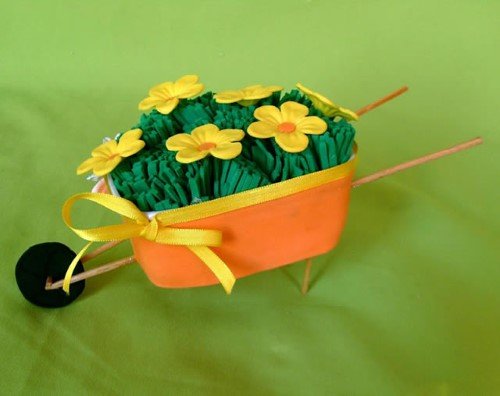 artesanato com pote de margarina qualy