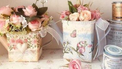 Como fazer um centro de mesa vintage