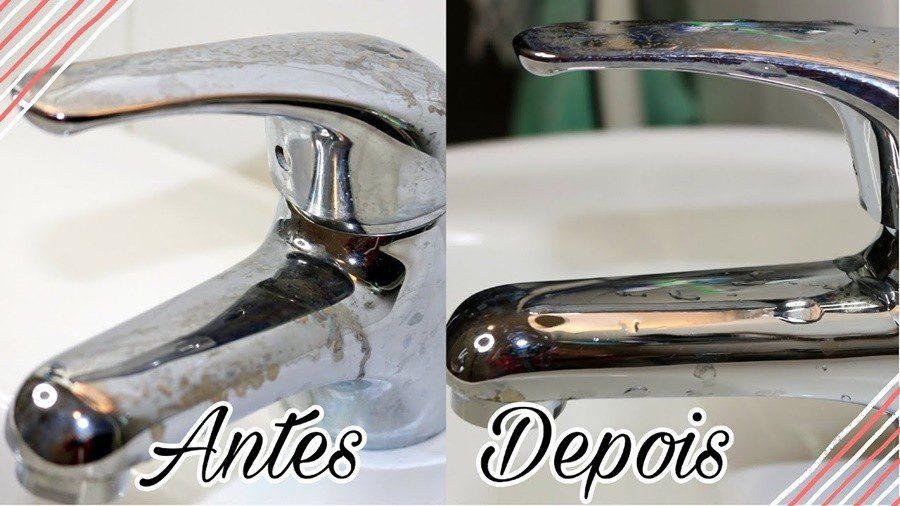 Como remover as manchas da torneira