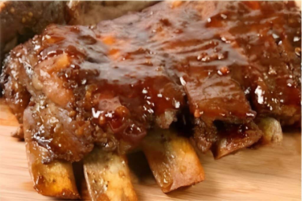 Costelinha de porco agridoce