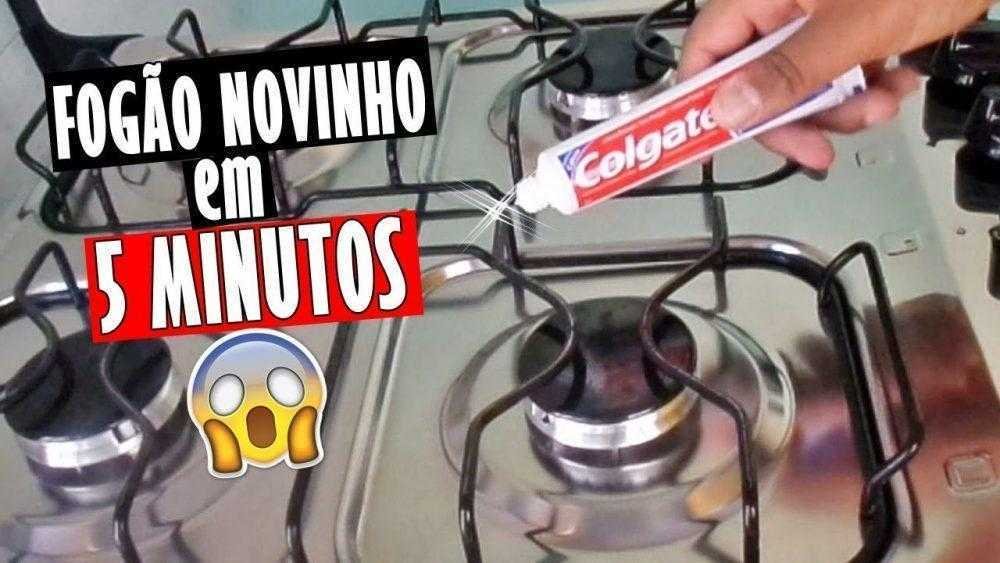 Descubra como tirar manchas do fogão com creme dental