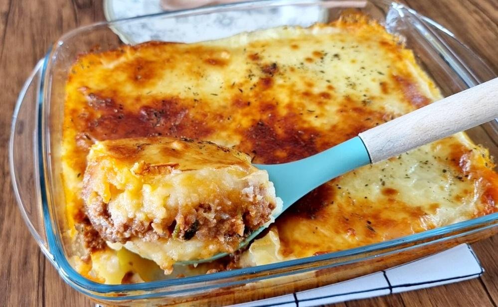 escondidinho de batata e carne moída q