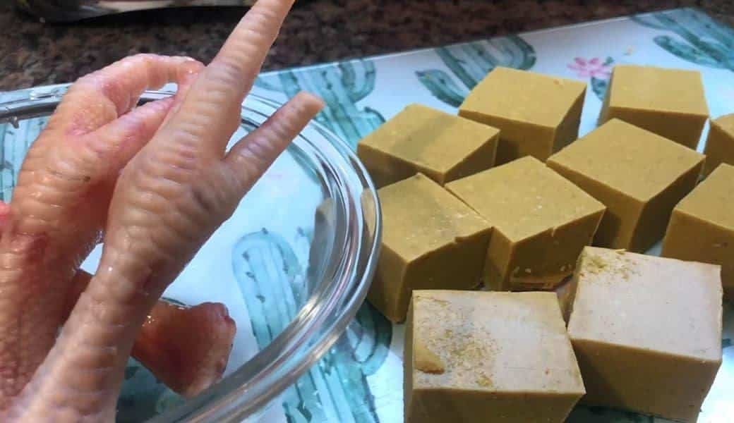 Geleia de pés de galinha