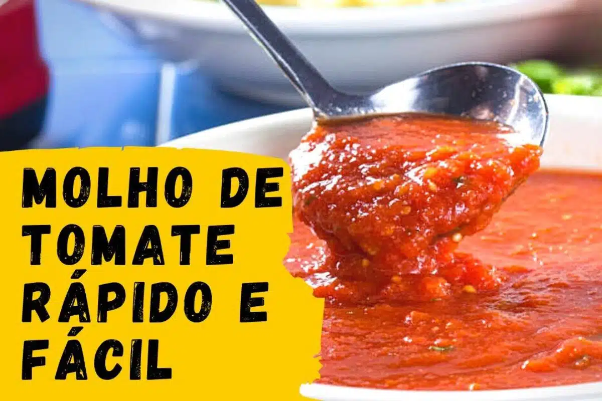 Molho de tomate caseiro, perfeito para noites italianas, confira