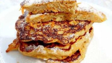 Panqueca De Banana Com Cenoura