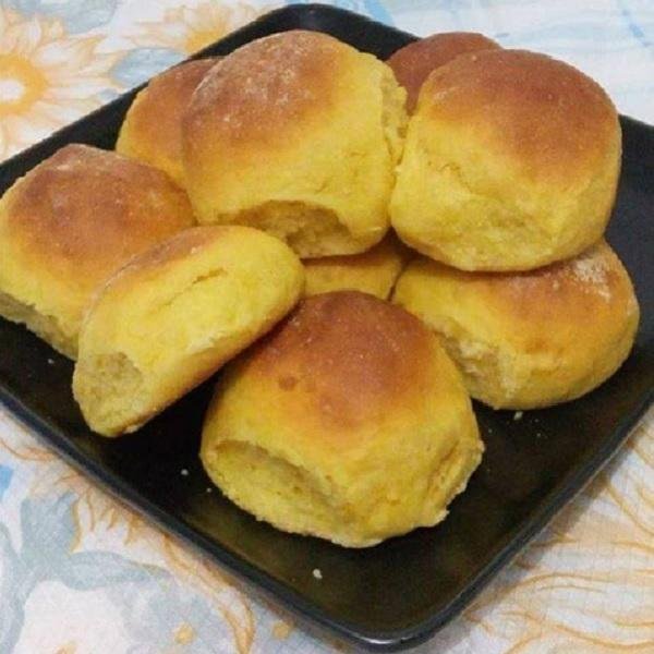 pão de milho verde com leite condensado