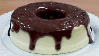 Pudim de Leite Ninho com Nutella sem ovo e sem forno