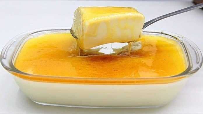 pudim na travessa sem ovos e sem forno bem fácil de fazer