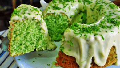bolo verde de limão