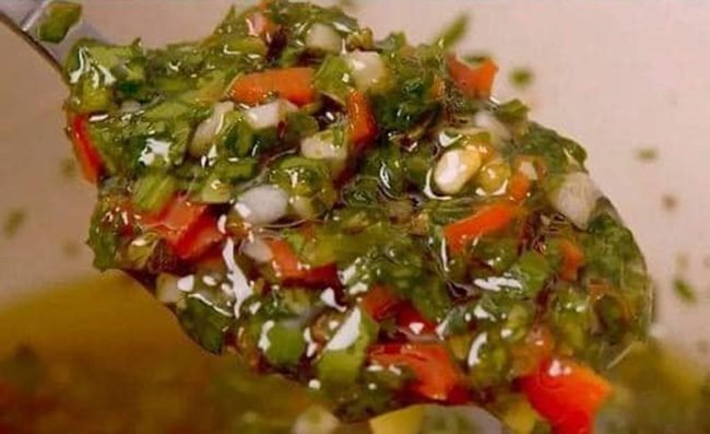 molho chimichurri caseiro