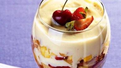 Salada de Frutas com Creme de Limão