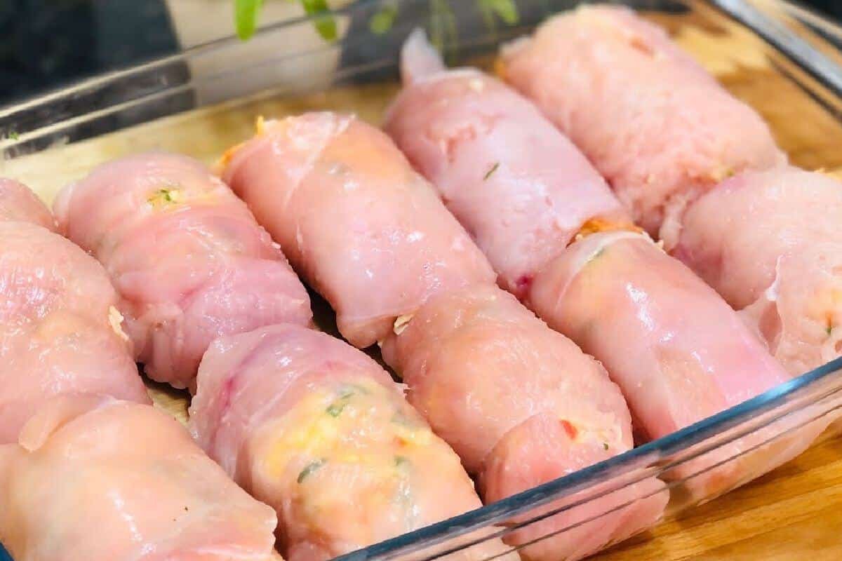 Se você nunca comeu frango a rolê você não sabe o que está perdendo