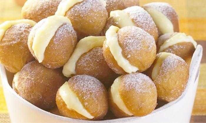 Sonhos caseiros fofinhos e deliciosos