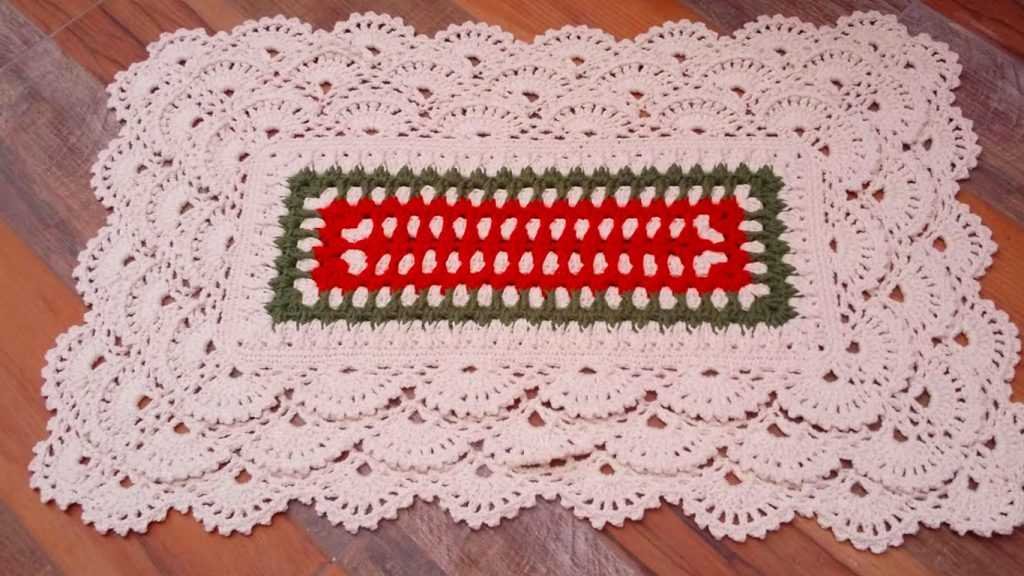 tapete croche turco rendado passo a passo