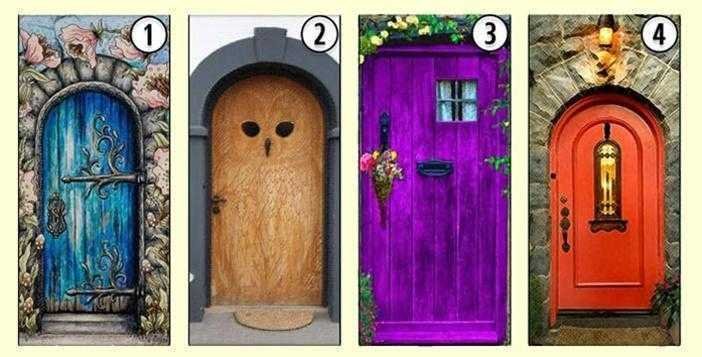 Teste: Que porta você acha que leva à felicidade: 1, 2, 3 ou 4?