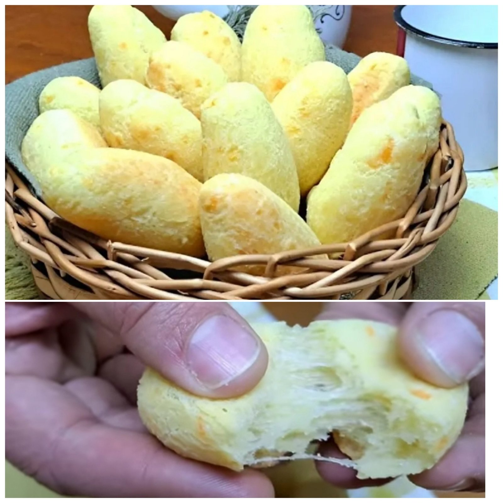 Biscoito de polvilho assado crocante e fácil de fazer perfeito para servir com chá ou café