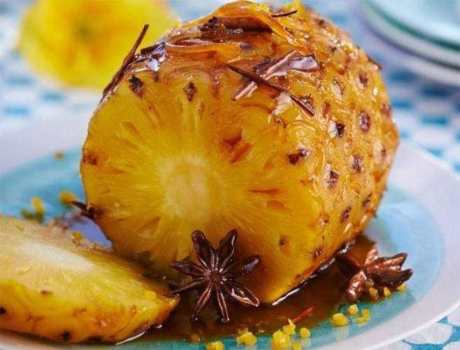 Como fazer abacaxi no forno delicioso